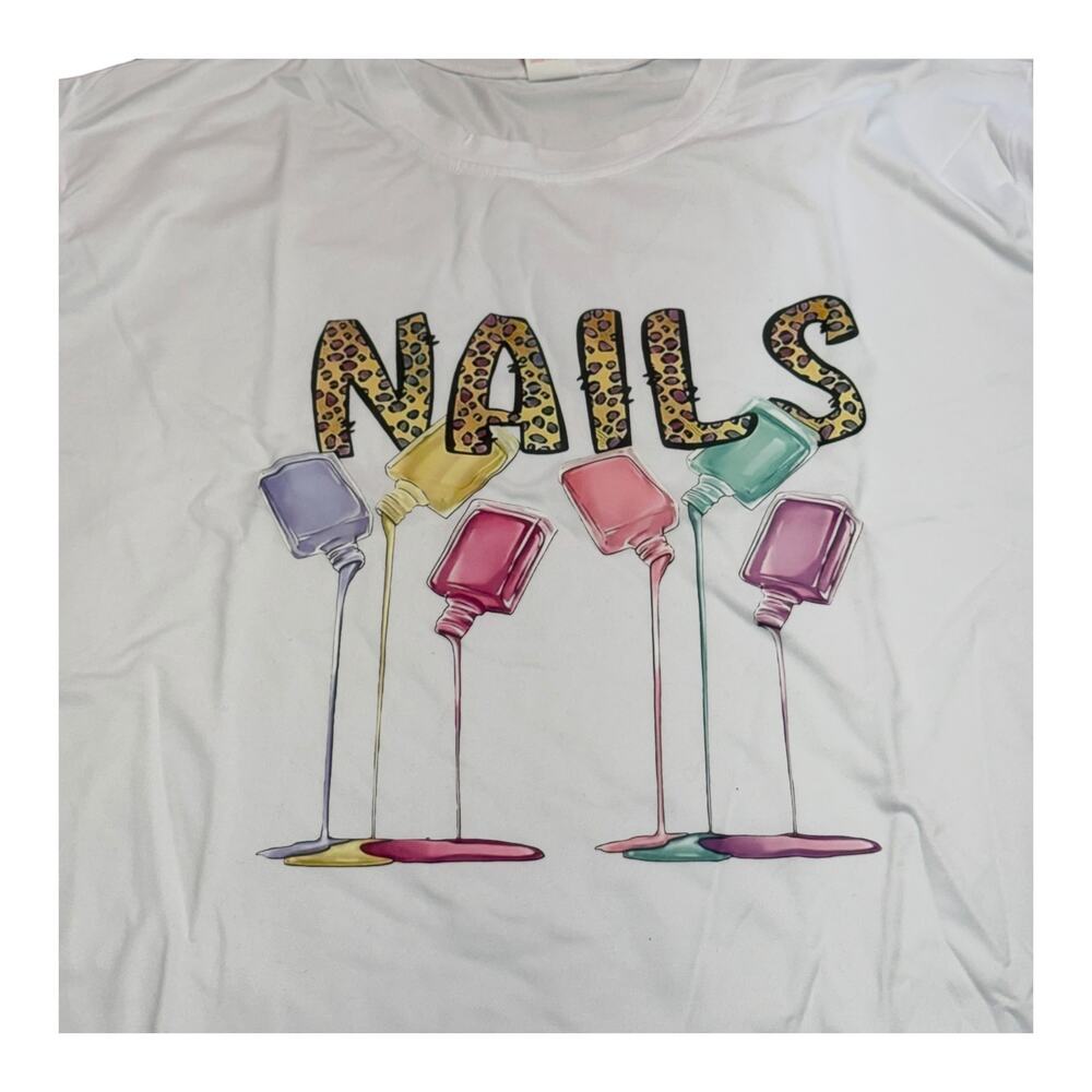 Women’s NAILS Graphic Tee 2XL - Picture 8 of 8